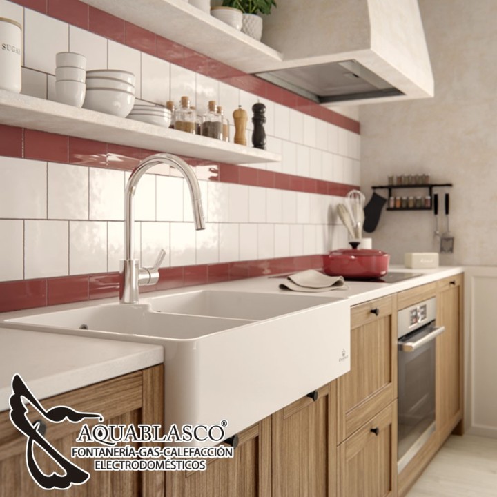 Fregadero 2 C  79 x 50 Ceramico Clotaire II