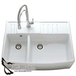 Fregadero 2 C  79 x 50 Ceramico Clotaire III