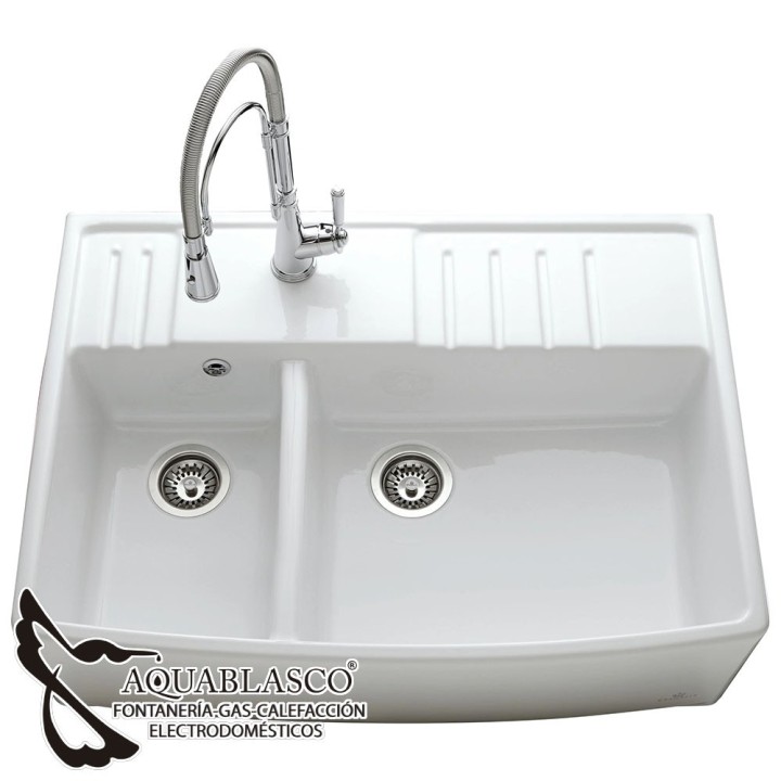 Fregadero 2 C  79 x 50 Ceramico Clotaire III