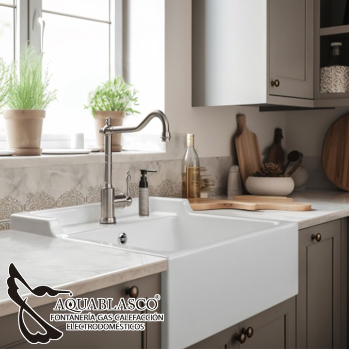 Fregadero 1 C  59 x 63 Ceramico François III