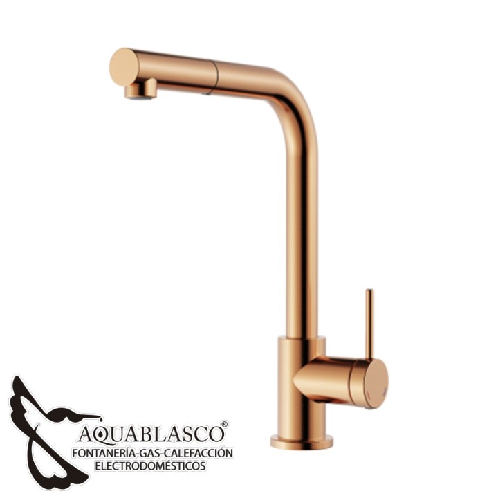 Pack Fregadero y grifo extraible 1 C  54 x 44  Aria