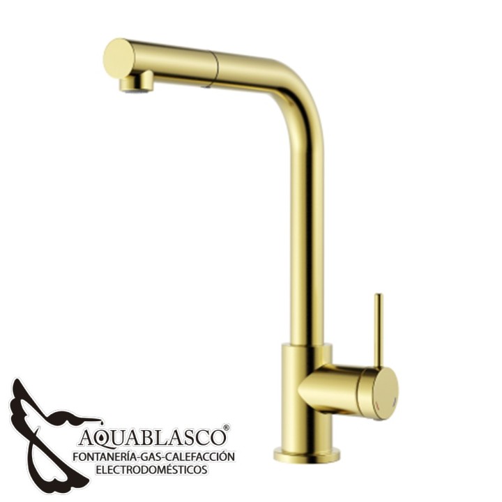 Pack Fregadero y grifo extraible 1 C  54 x 44  Aria