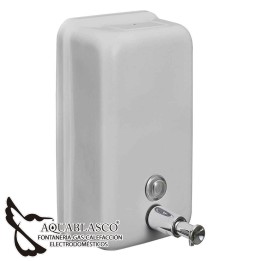 Dosificador de jabón líquido vertical acero inox.