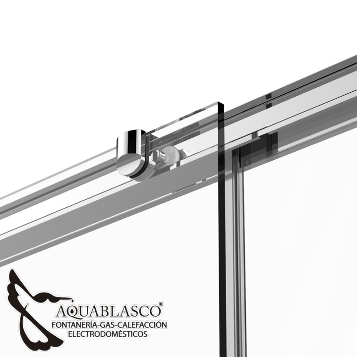 Mampara  90 X 90 Cm Semicircular Cristal