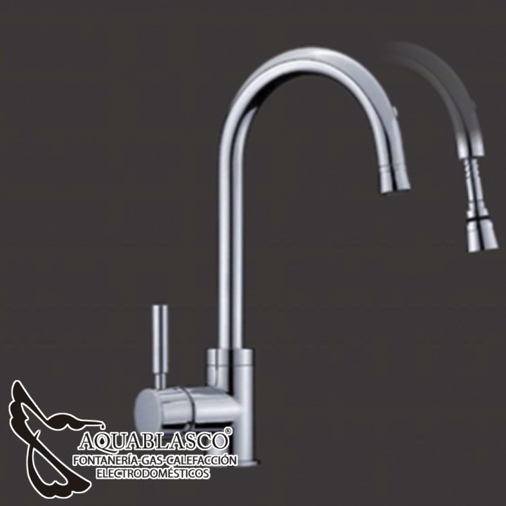 Monomando Fregadero Extraíble Xtender Cromo Clausybath