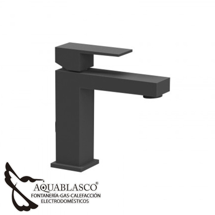 Monomando Lavabo Square Negro Mate Clausybath