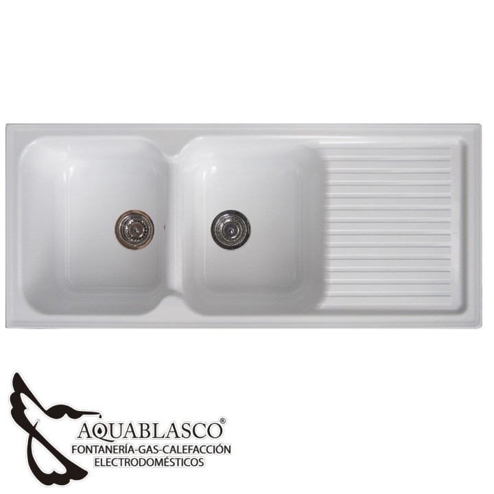 Fregadero 2 Cubetas 1 Escurridor 1160 x 500 Zentia