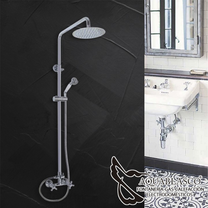 Conjunto Ducha Classic Cromo