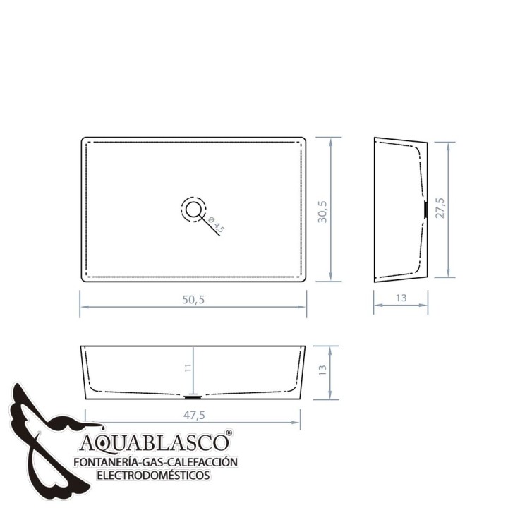 Lavabo Athos Solid Surface