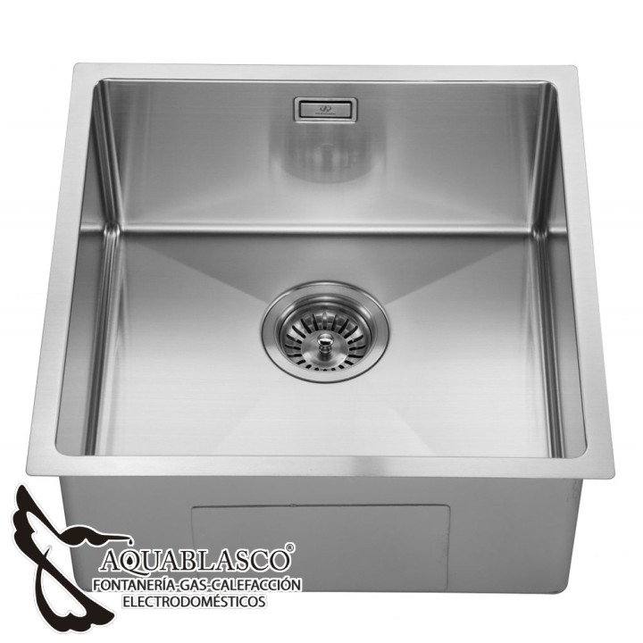 Fregadero 440 x 440 Mm 1Cubeta Acero Pirita