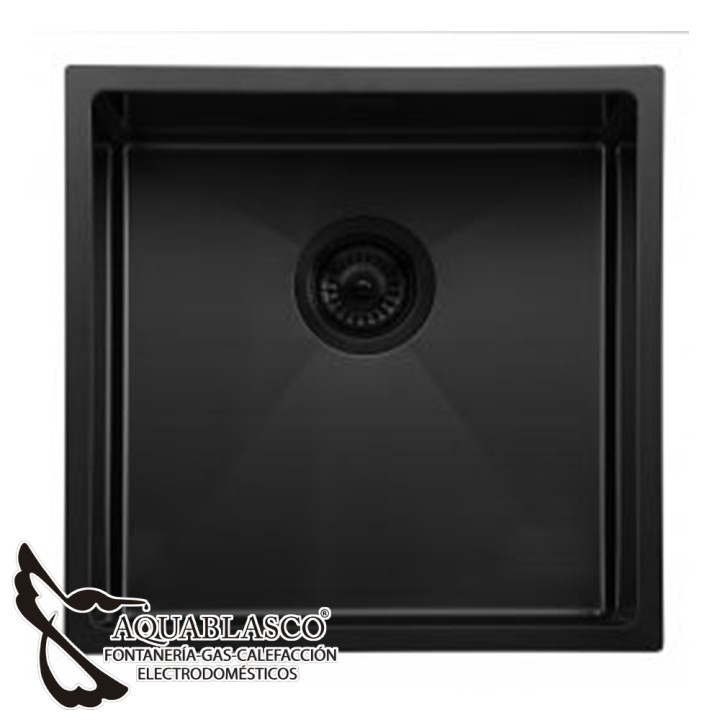 Fregadero 440 x 440 Mm 1Cubeta Acero Antracita Pirita