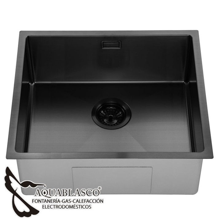 Fregadero 540 x 440 Mm 1Cubeta Acero Antracita Agata