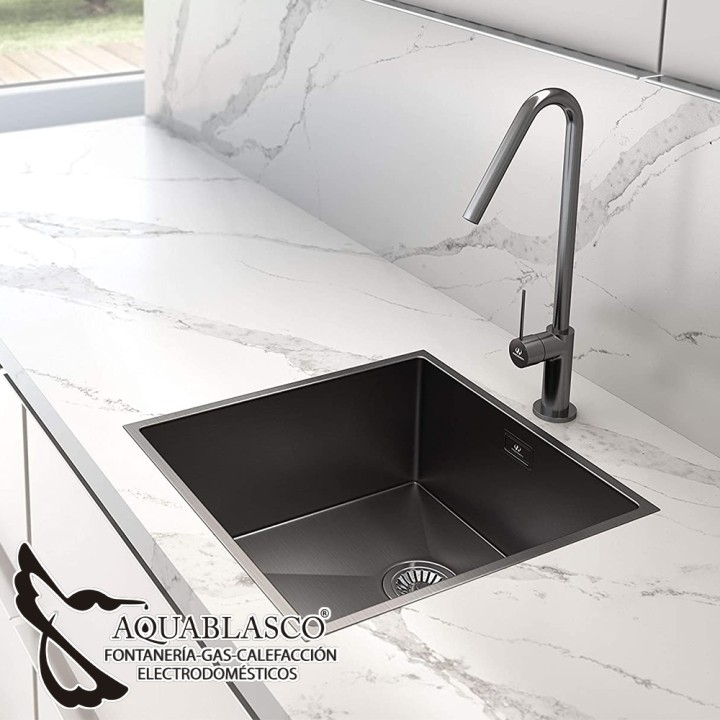 Fregadero 540 x 440 Mm 1Cubeta Acero Antracita Agata