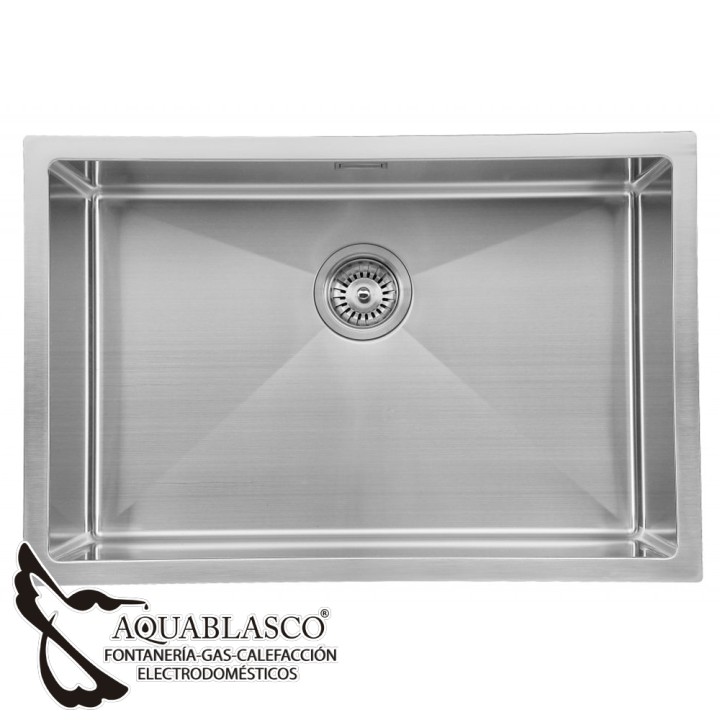 Fregadero 686 x 457 Mm 1Cubeta Acero Zafiro