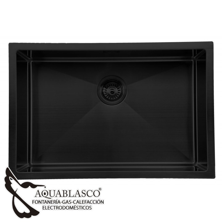 Fregadero 686 x 457 Mm 1Cubeta Acero Antracita Zafiro
