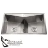 Fregadero 820 x 450 Mm Diamante 2 Cubetas Acero