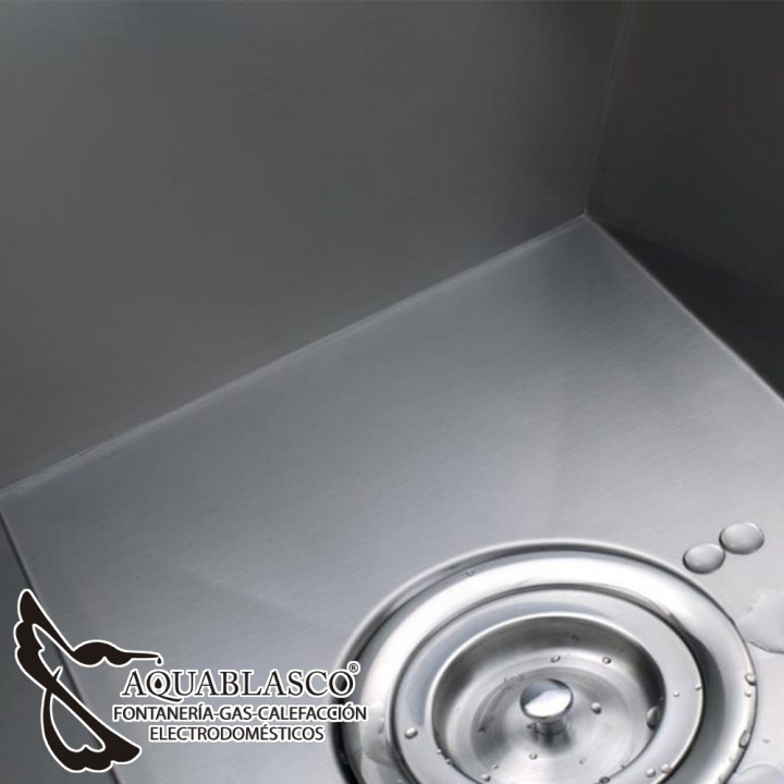 Fregadero 820 x 450 Mm Diamante 2 Cubetas Acero